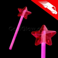 Glow Premium Star Wand Pink